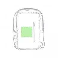 En la cara de la cremallera, centrado