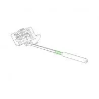 Zona metálica, justo donde acaba el mango