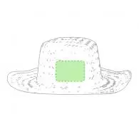 Frontal del sombrero