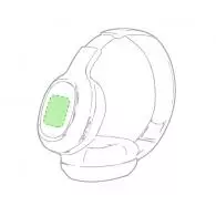 Sobre el auricular izquierdo
