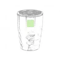 Parte lisa superior del vaso